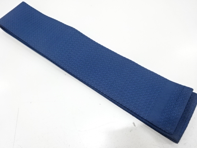 JAPANESE KIMONO FOR MEN / KAKU OBI / REVERSIBLE / WOVEN PATTERN